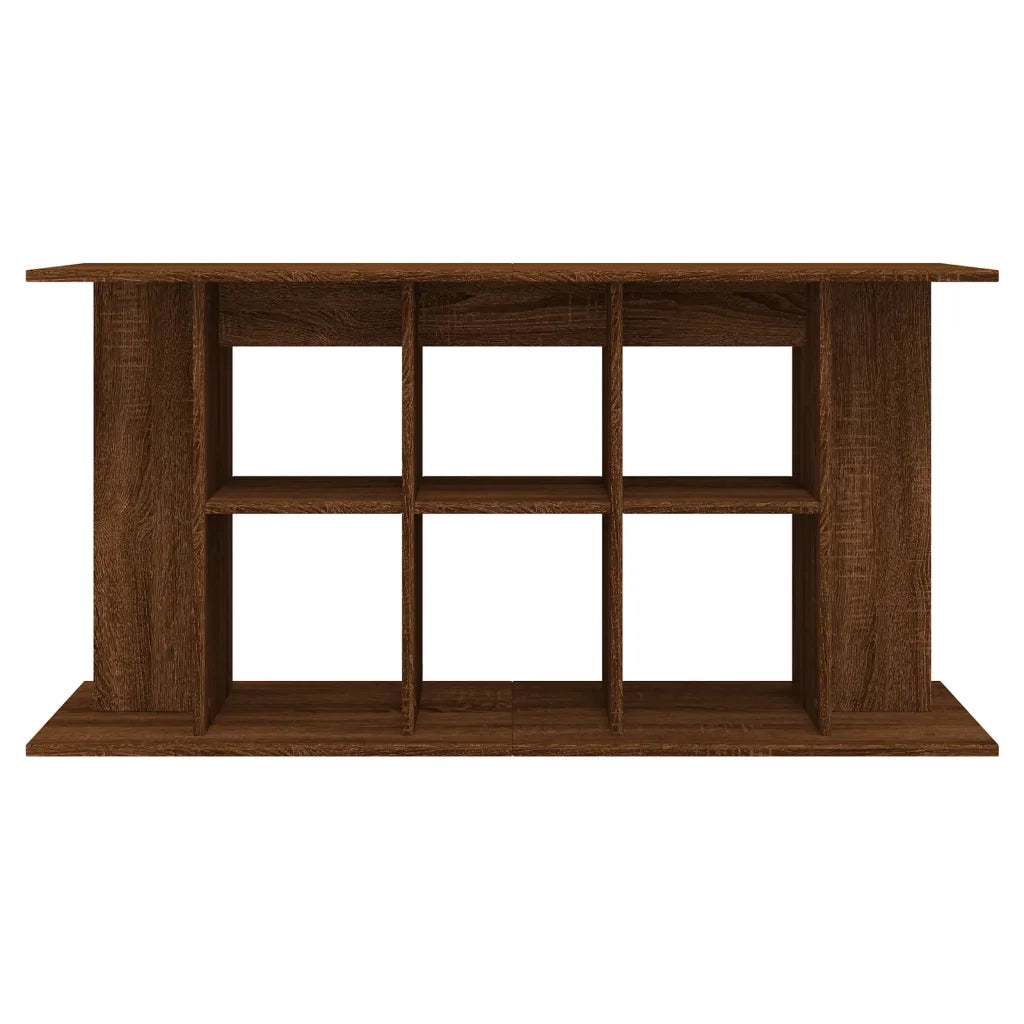 Supporto Acquario 120x40x60 cm Legno Multistrato Rovere Marrone 833598