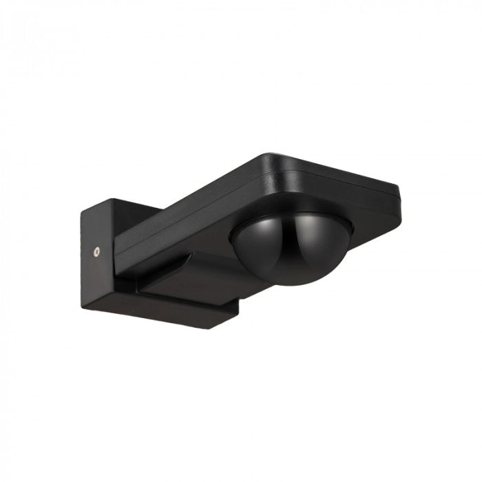 Sensore movimento PIR da parete nero IP65 Ecolight