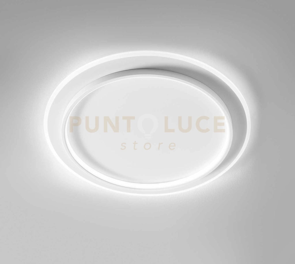 DHARMA P/S PLAFONIERA LED 5554LM 3000K 65W IP20 COLORE BIANCO D.70CM