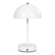 Lampada da Tavolo Holt, Bianco, Metallo, 15x15x25 cm
