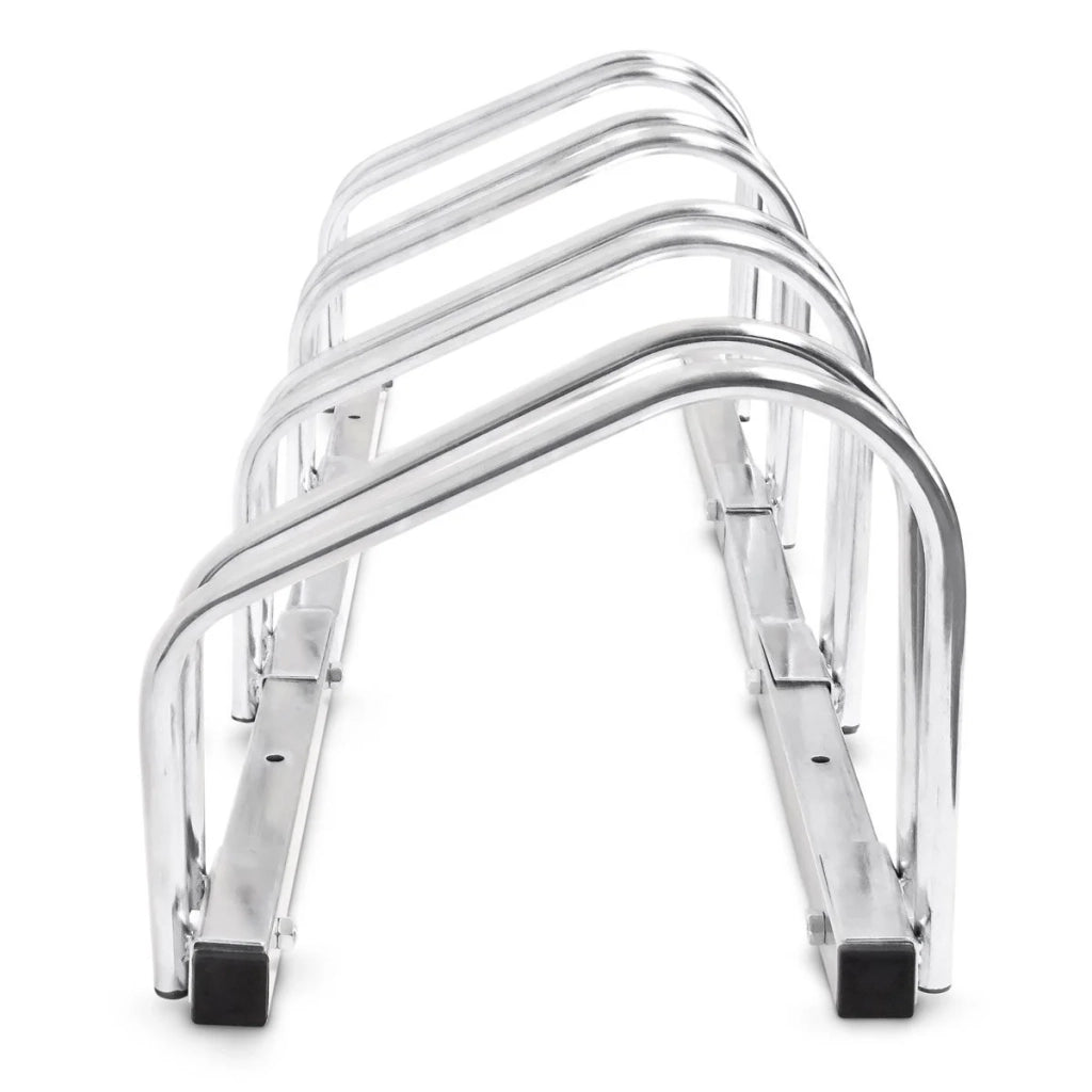 Sistema di deposito per biciclette rastrelliera basculante per 4 biciclette pratico garage montaggio a pavimento o a parete 3413003