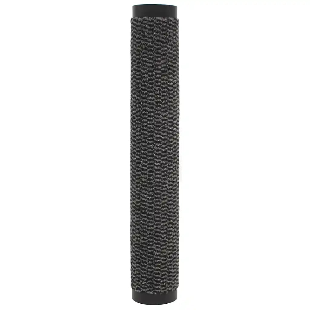 Tappeti Antipolvere 2 pz Trapuntati 80x120 cm Antracite cod mxl 51236
