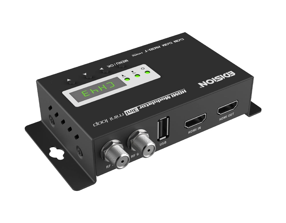 Modulatore Digitale HDMI mini Loop Videosorveglianza Terrestre DVB-T, ISDB-T o Cavo DVB-C
