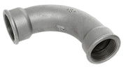 10pz curva femmina femmina  ghisa zincata gr.1/2 fig.2 cod:ferx.3814