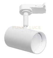 GFA1060- PROIETTORE IN ALLUMINIO BIANCO PER BINARIO TRIFASE 1 LUCE ATTACCO GU10 IP20