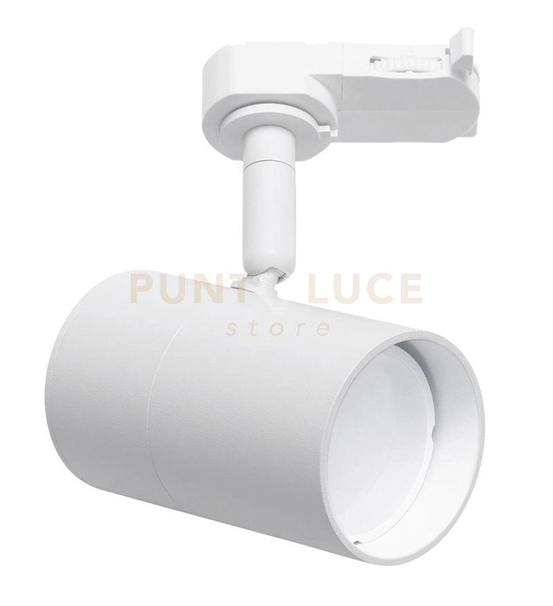 GFA1060- PROIETTORE IN ALLUMINIO BIANCO PER BINARIO TRIFASE 1 LUCE ATTACCO GU10 IP20