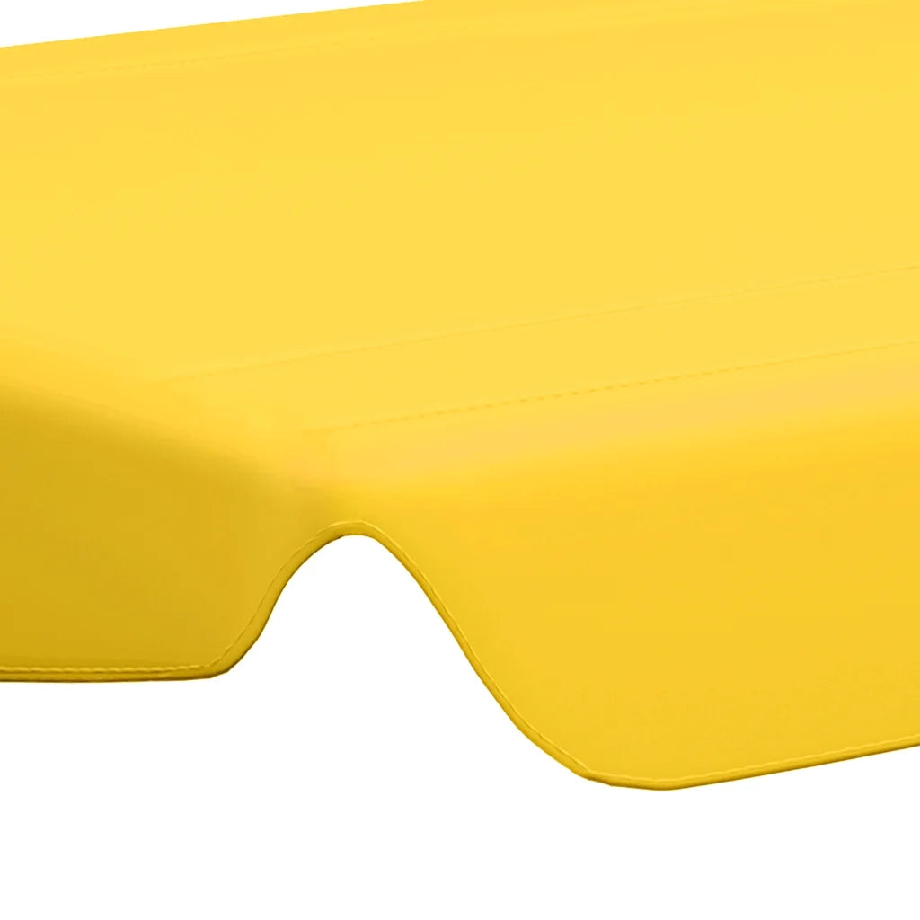 Baldacchino per Dondolo da Giardino Giallo 150/130x70/105 cm cod mxl 69927