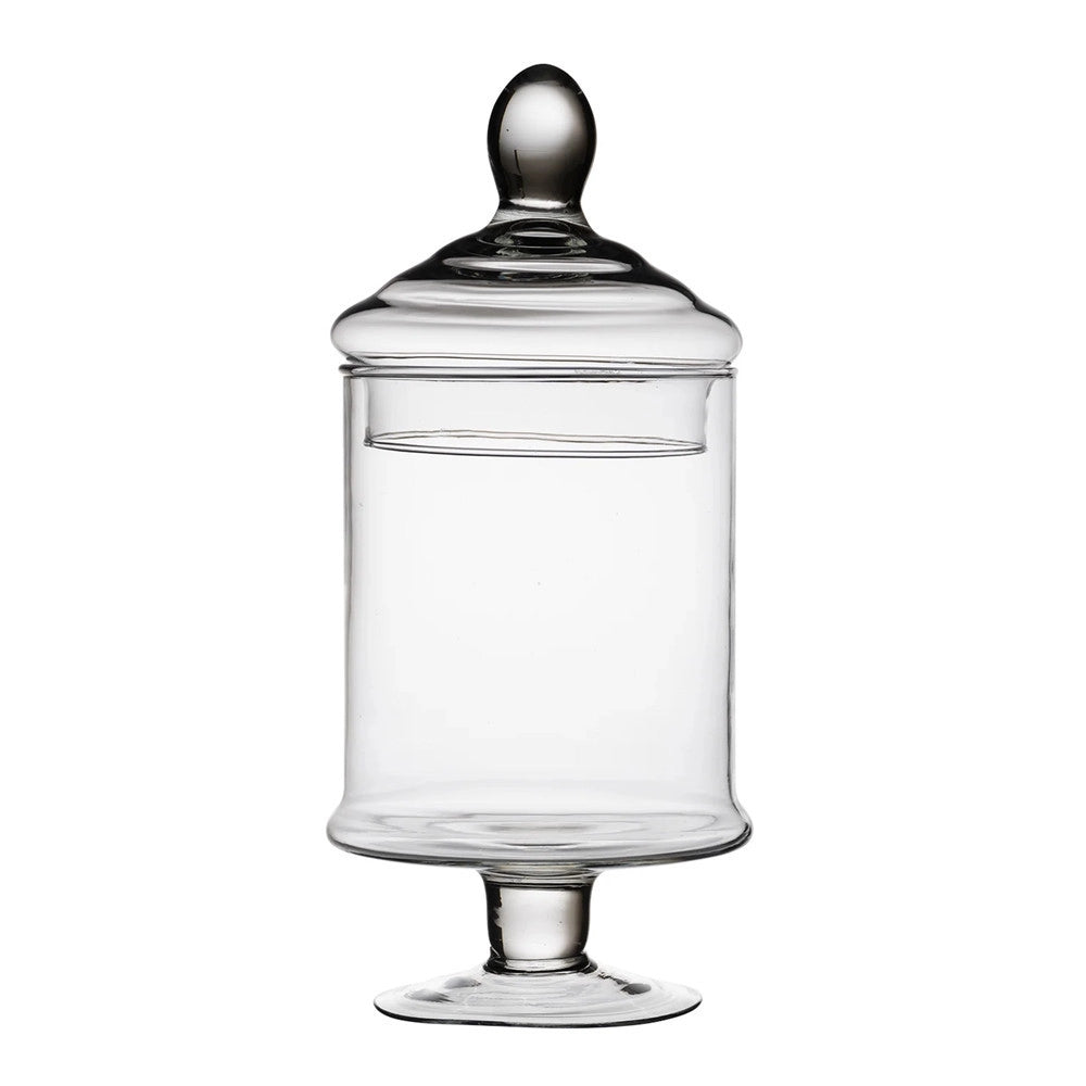 Trade Shop - Potiche In Vetro Cofanetto Con Coperchio ø13cm Per Dolci Biscotti Oggetto Decorativo -