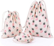 Set di Organizzatori di Cestino (3 pezzi/4 pezzi) – Borse di Raccoglienza Riciclabili per Trucco, Casa, Accessori di Viaggio e Articoli per Bambini – Carrello di Raccoglienza per Oggetti dei Bambini, Pannolini