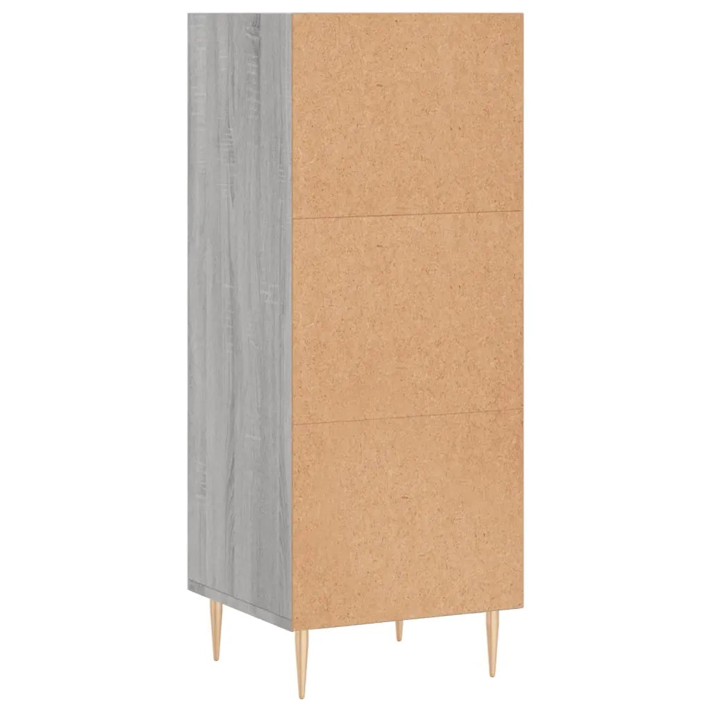 Credenza Grigio Sonoma 34,5x32,5x90 cm in Legno Multistrato 828722