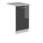 Vicco Coperchio per lavastoviglie Antracite lucido 45 cm , PL Marmo