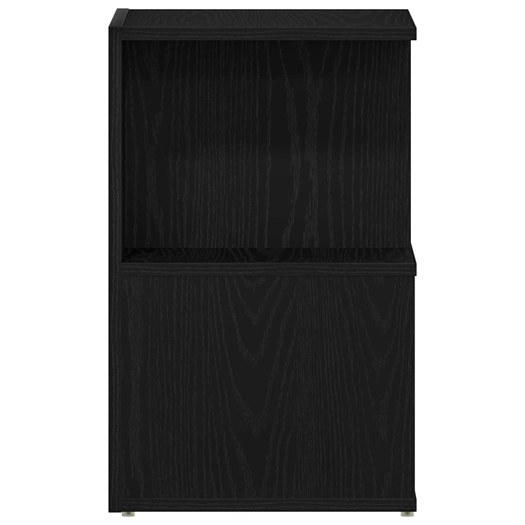 Armadio da Notte Rovere Nero 35 x 35 x 55 cm 862617