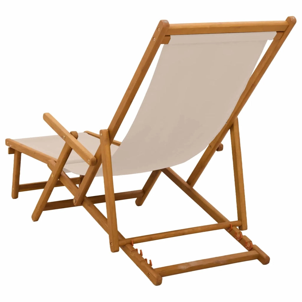Lettino prendisole pieghevole 2 pcs 3 Posizione Beige 3407825