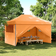 Tendone per Feste Pieghevole Pop-Up con 4 Pareti Arancione 4004977