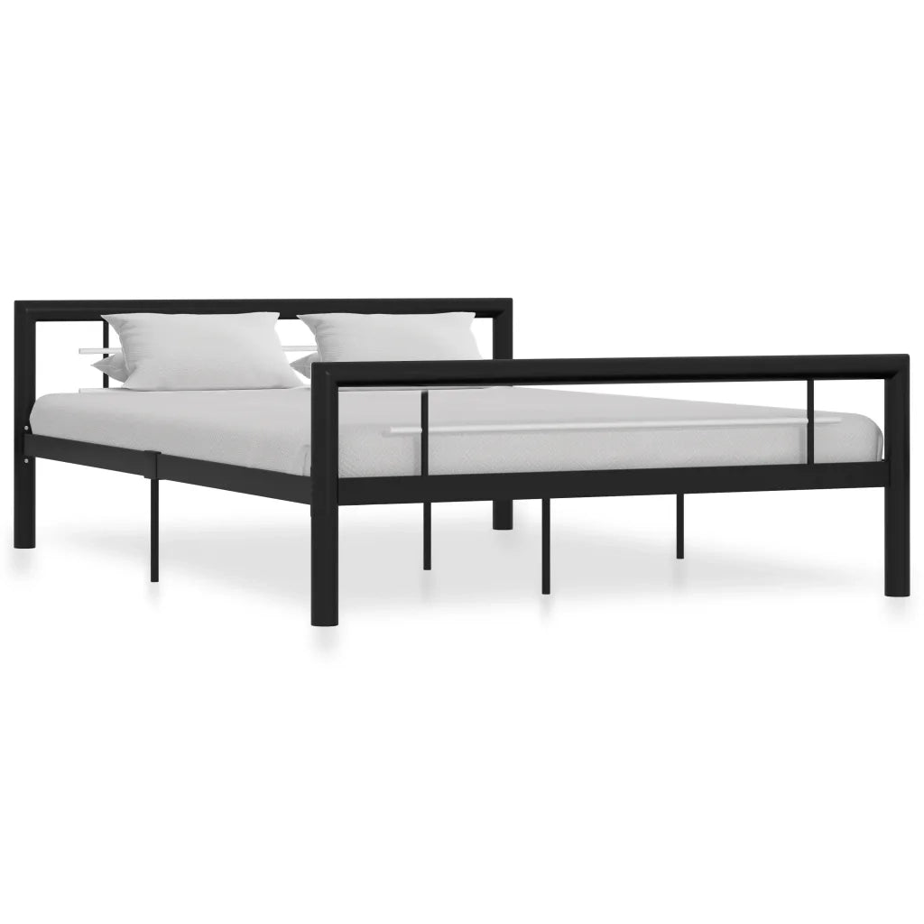 Giroletto Nero e Bianco in Metallo 160x200 cm cod mxl 49471