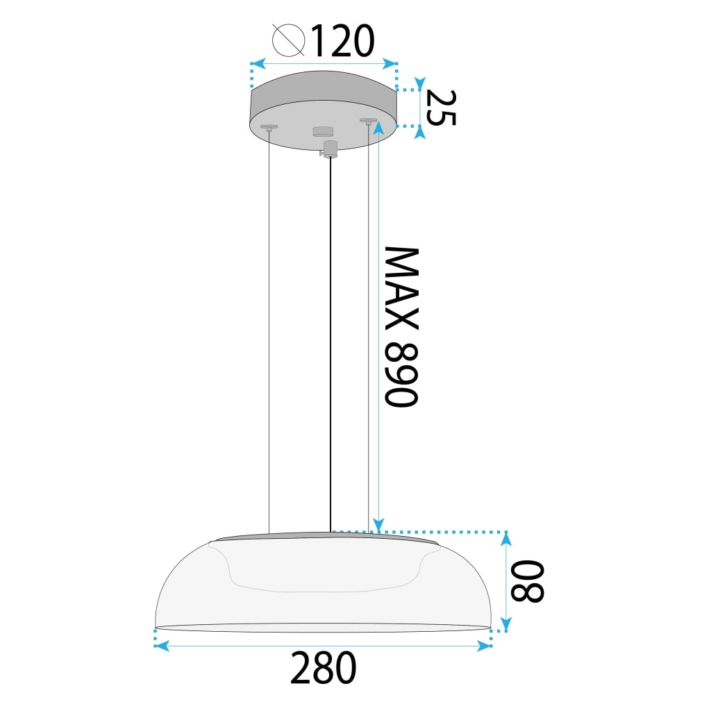 Lampada A Sospensione Led APP1691-1PC Gold