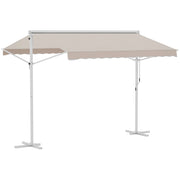 Tenda da sole pieghevole ¨C zephmum ¨C crema 3x3m