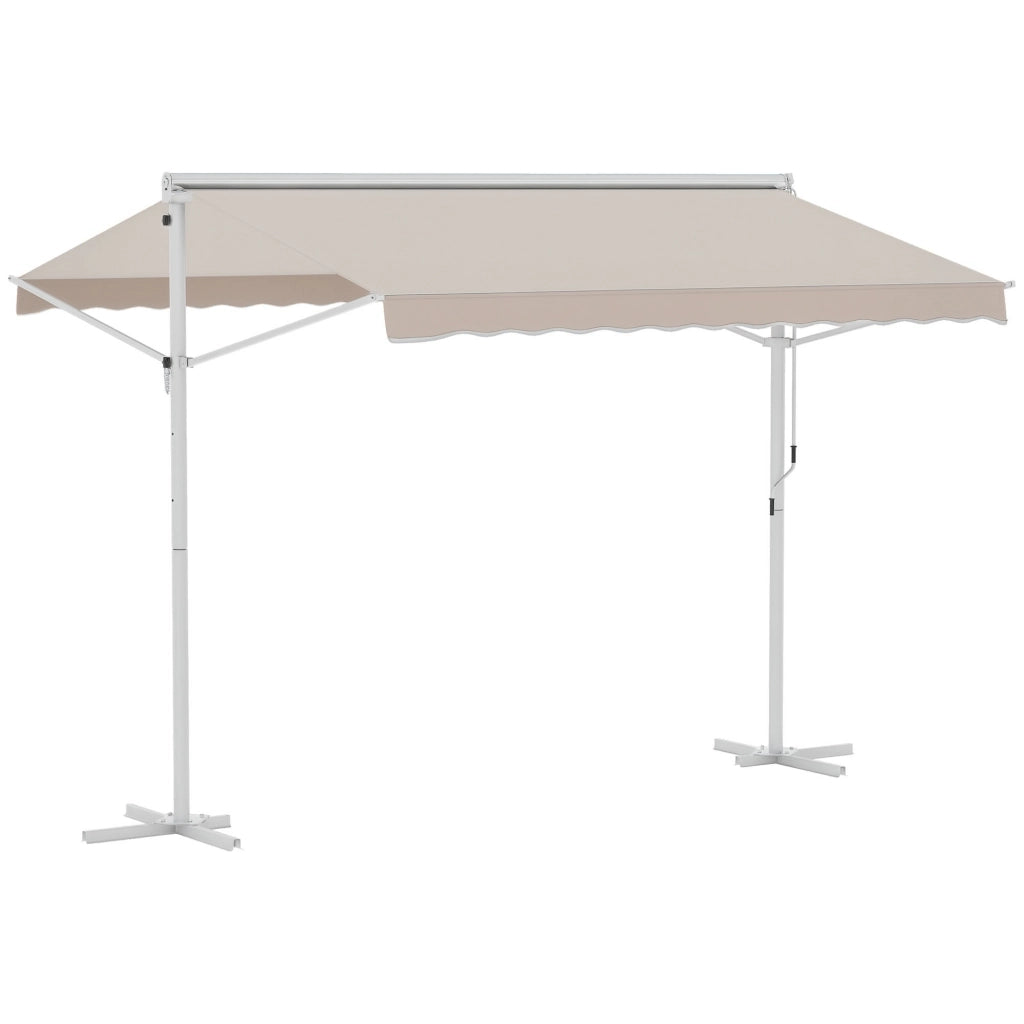 Tenda da sole pieghevole ¨C zephmum ¨C crema 3x3m