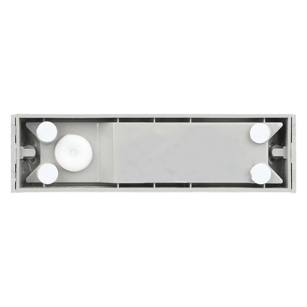 Lampada LED da Muro Rettangolare 9W Doppio Fascio Luminoso Colore Grigio 3000K IP65