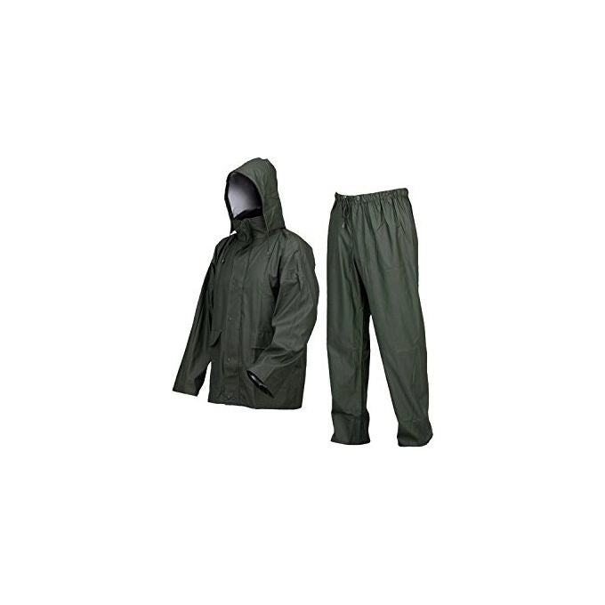 Issaline 209 LLUVIA Completo Impermeabile Giacca e Pantalone Poliestere EN340 Taglia M colore Verde