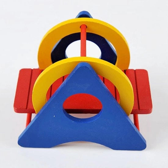 Accessori per Hamster - Wip Regenboog Swing in Legno - Per Hamster Dieren - Adatto per Piccoli Hamster