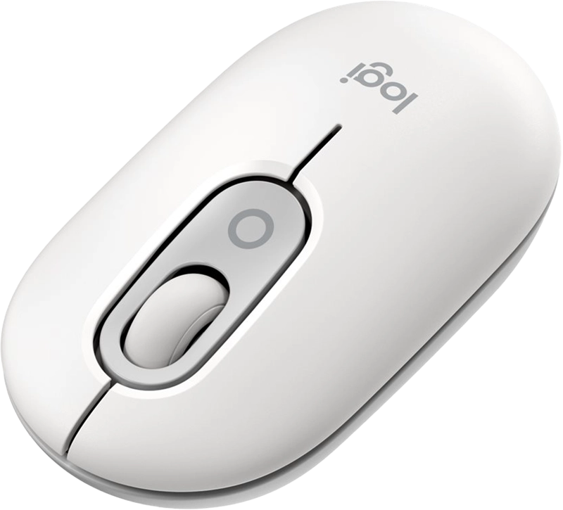 ORIGINAL Logitech Accessori per computer Bianco 910-007411 POP - Maus POP Mouse con emoji personalizzabile