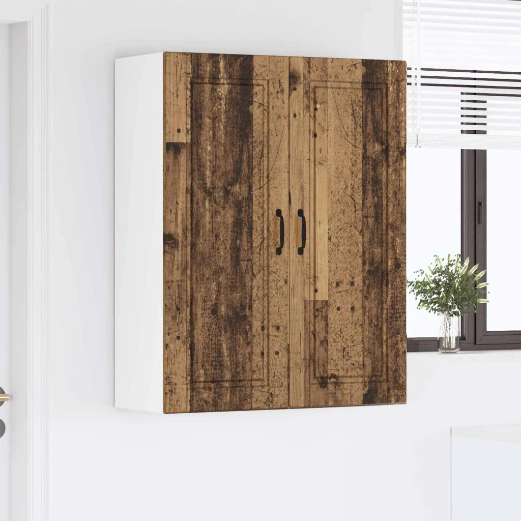 Armadietto a muro PORTO Legno vecchio 80 x 31 x 100 cm