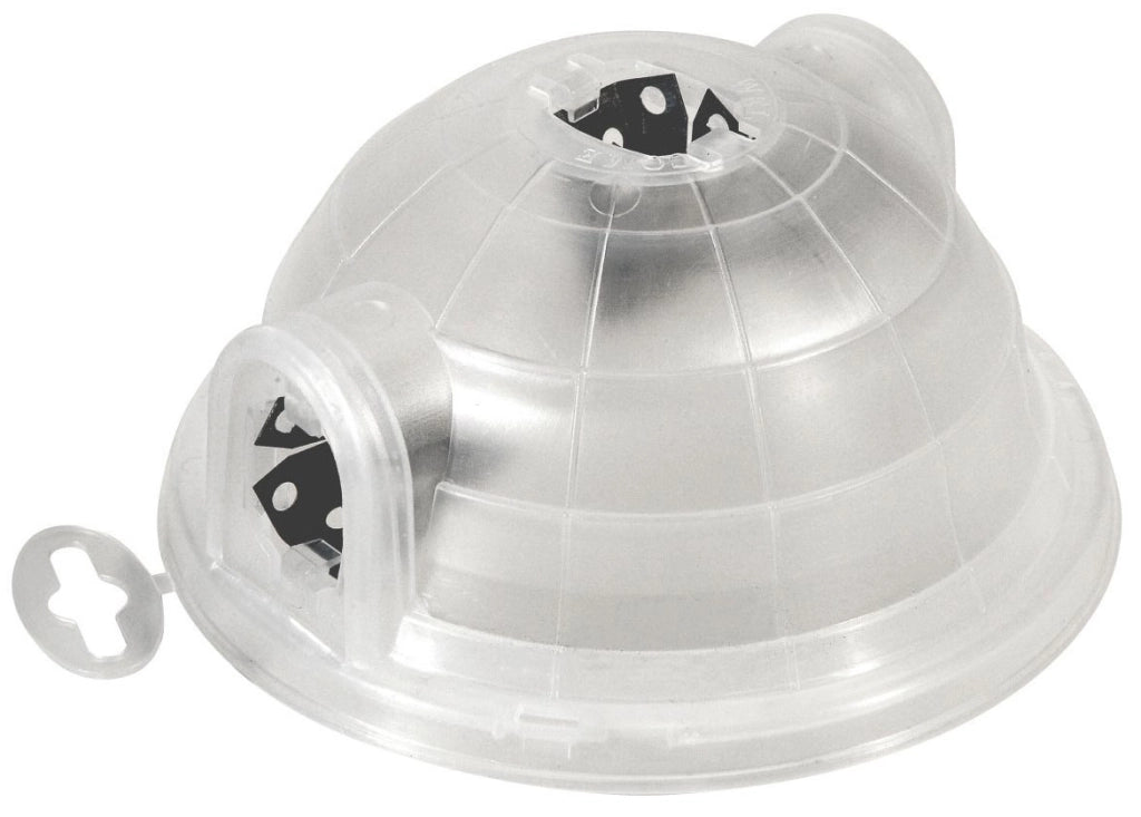 TRAPPOLA PER TOPI A CUPOLA 3 ENTRATE  Ø cm. 16,3x8,5 h