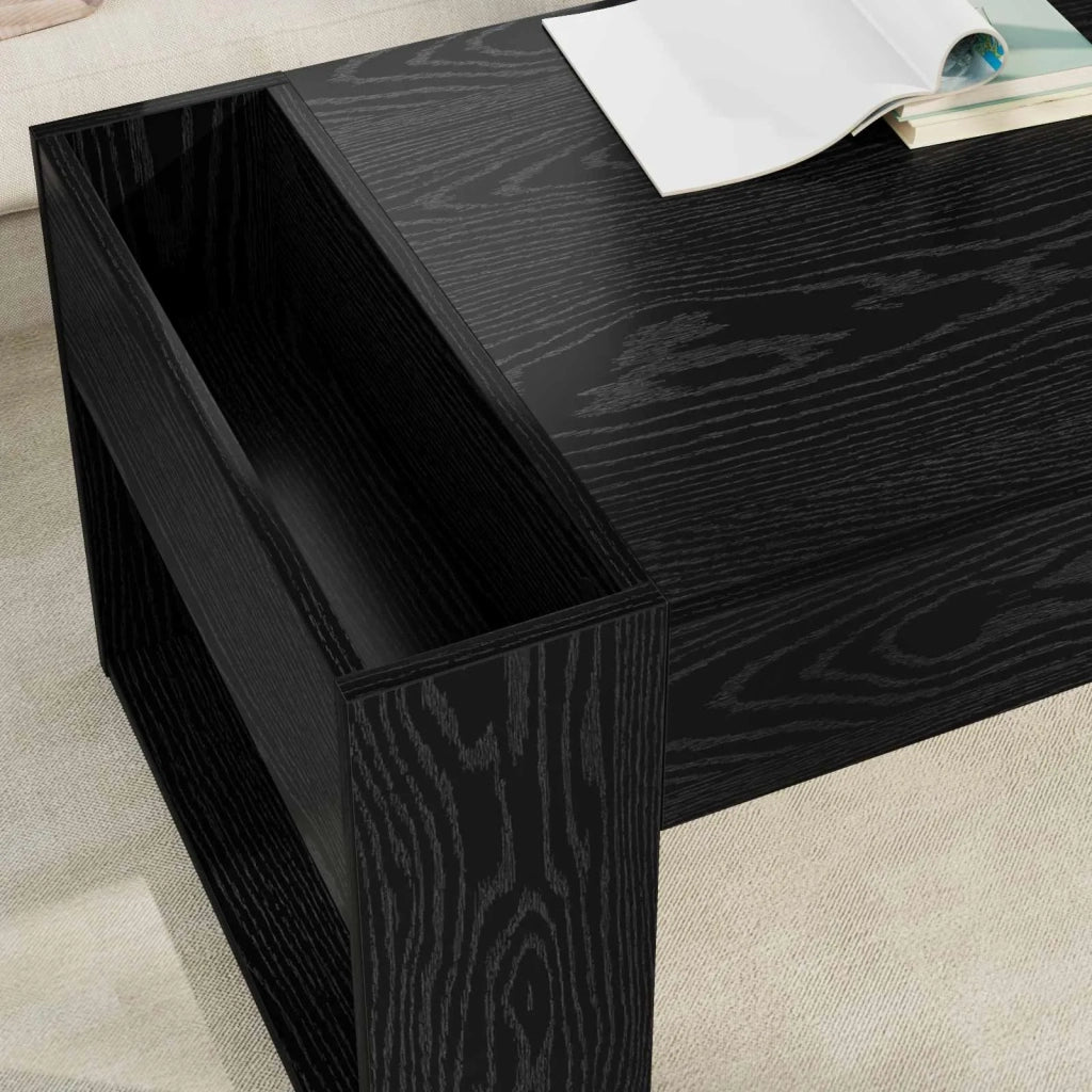 Tavolino da salotto Rovere Nero 110 x 50 x 41 cm 8000157