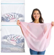 2 x Asciugamani XXL Premium, 60 x 90 cm, Grandi Asciugamani per Lavatrice, Chiusura con Cinturino, Protegge i Vestiti