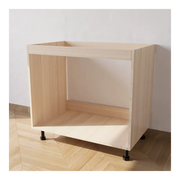 Base da lavello da incasso con Le Seguenti Misure l=80 cm p=55,5 cm h=72 cm Colore Rovere con spedizione in Kit senza Ante