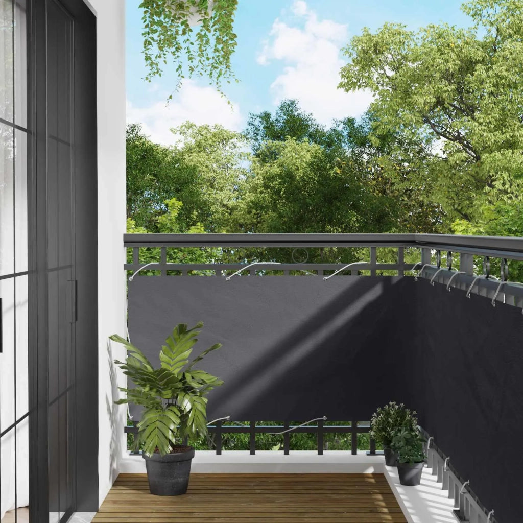 Schermo da balcone Antracite 75 x 200 cm