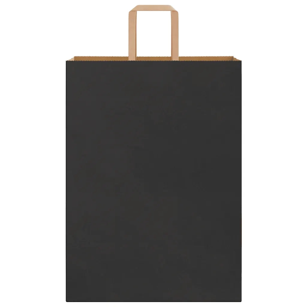 Sacchetti di Carta 250 pz con Manici Neri 32x17x44 cm 4101874