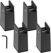 Sostegno per mobili regolabile - 4 pezzi - Carico pesante - Antiscivolo - Per letti/mobili - PA6 + 30% fibra - Sostegno per mobili