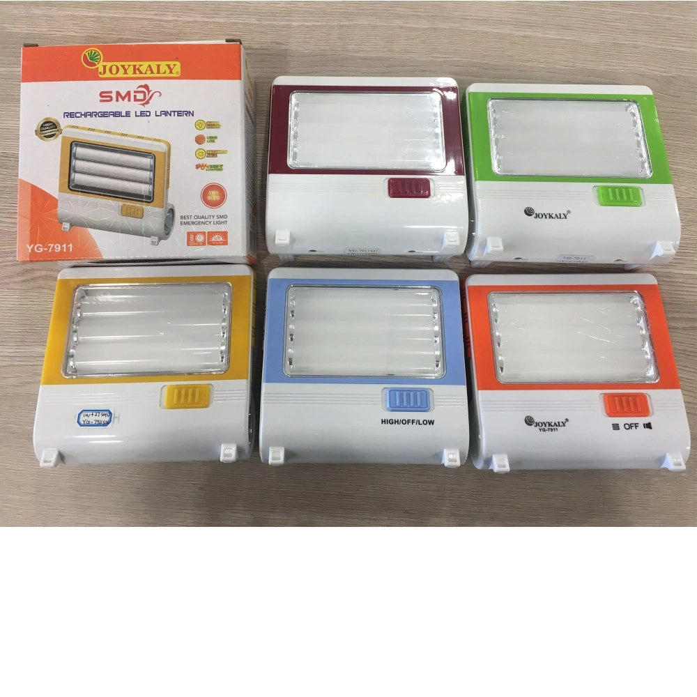 Trade Shop - Torcia Lanterna Lampada Ricaricabile 27 Led Multifunzionale Caricatore Emergenza -