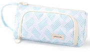 Etui per ragazze, etui per penne, grande capacità per adolescenti, etui per scuola e ufficio (blu diamante)