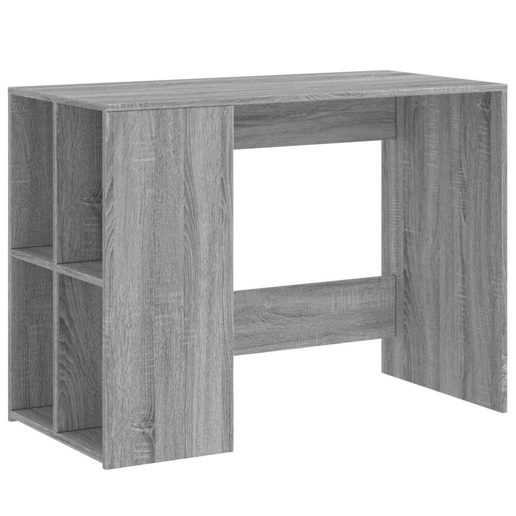 Scrivania Sonoma postazione computer mobile per computer scrivania da studio 102 x 50 x 75 cm legno ingegnerizzato grigio 02_0023944