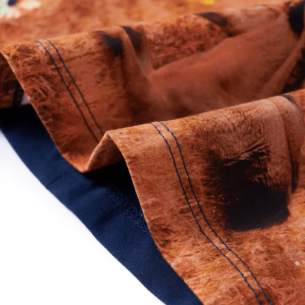 Abito da Bambina a Maniche Lunghe Blu Marino 128 14855