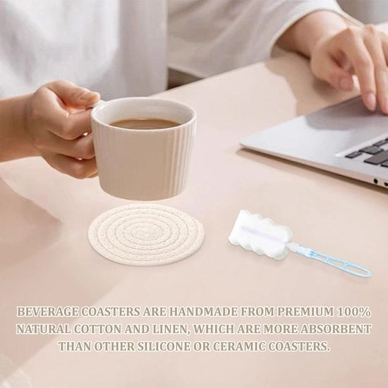 Set di asciugamani per tavola - stile bohemiano - stile semplice - decorazione per tavola - spazzolino per pulizia con spugna - set da 8 pezzi - 2 pezzi - contenuto HTML.