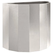 Fioriera | Cassetta per fiori | Vaso Argento 60 x 30 x 50 cm Acciaio inossidabile