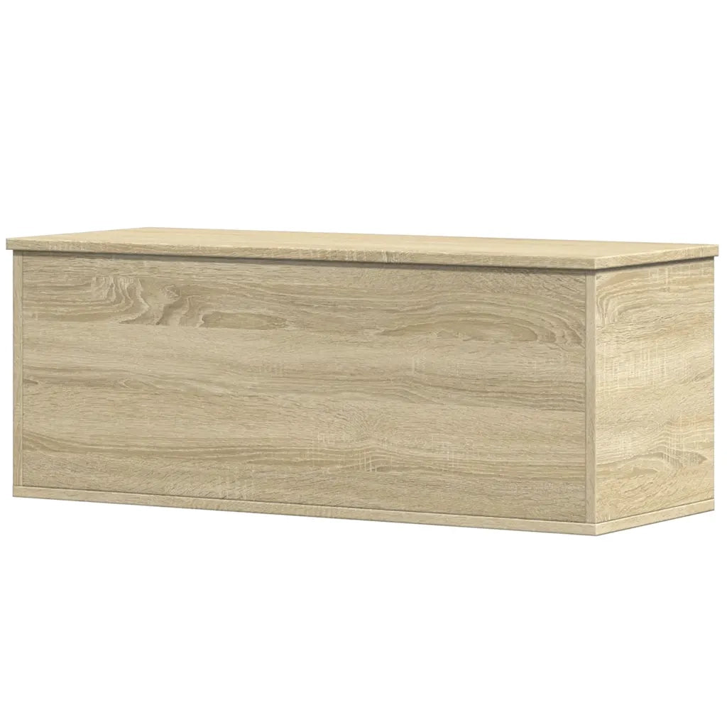 vidaXL Contenitore Portaoggetti Rovere Sonoma 90x35x35cm in Truciolato