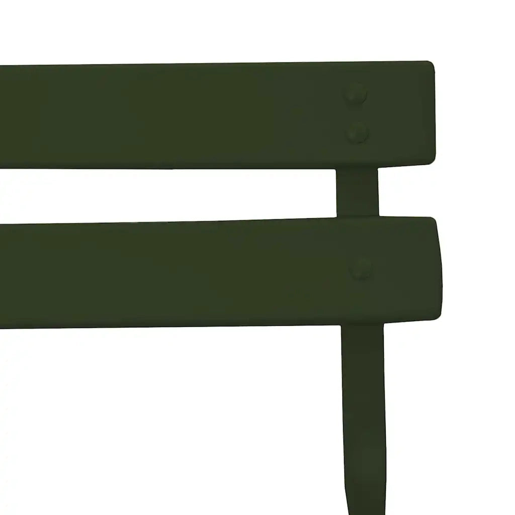 Sedia Pieghevole da Giardino 2 pz | Sedie da Esterno Verde 42 x 46 x 82cm Metallo