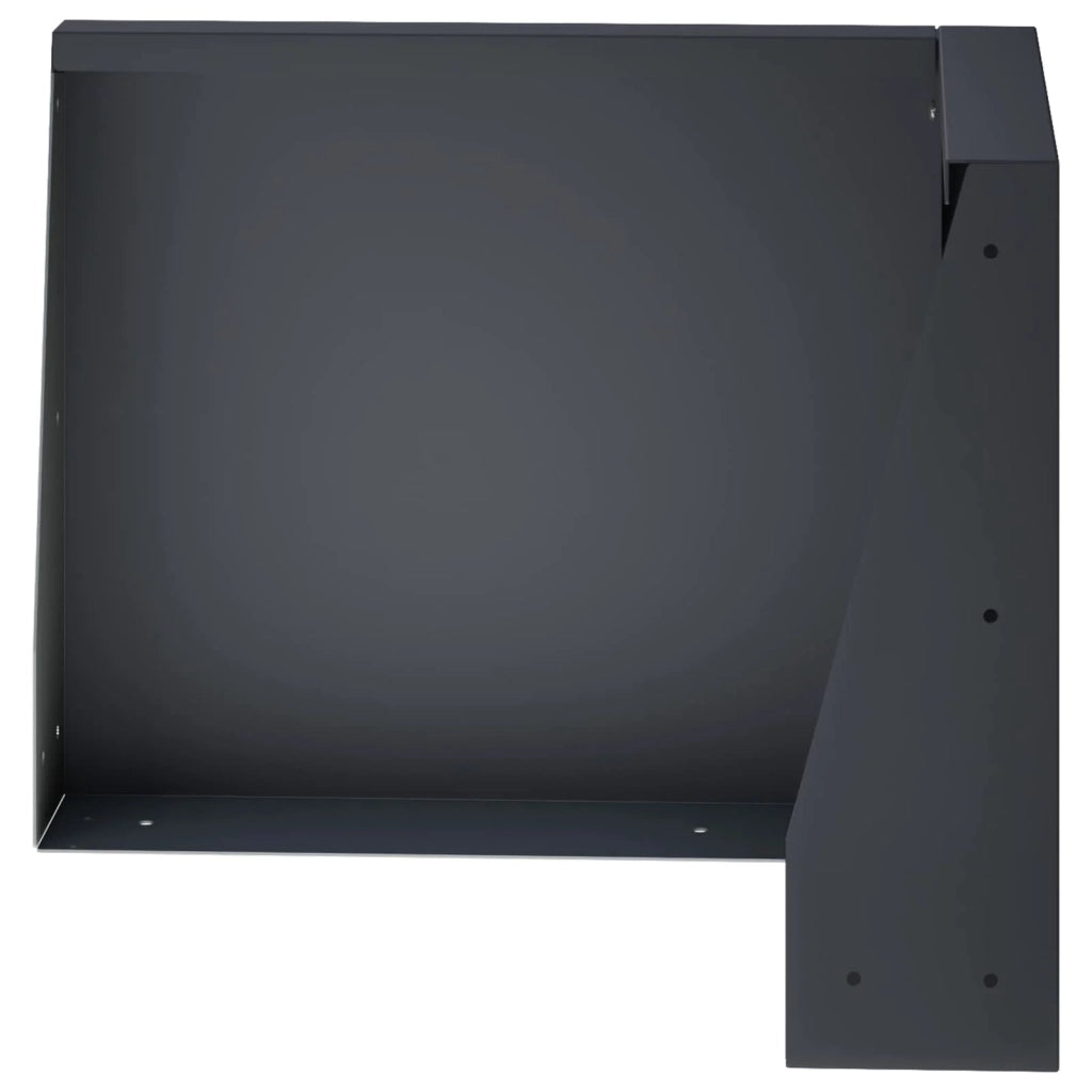 Muro di contenimento 2 pz 50 x 50 x 30 cm Acciaio Antracite 8015204