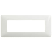 Placca bticino matix am4806bbn gestione punti luce 6 moduli bianco