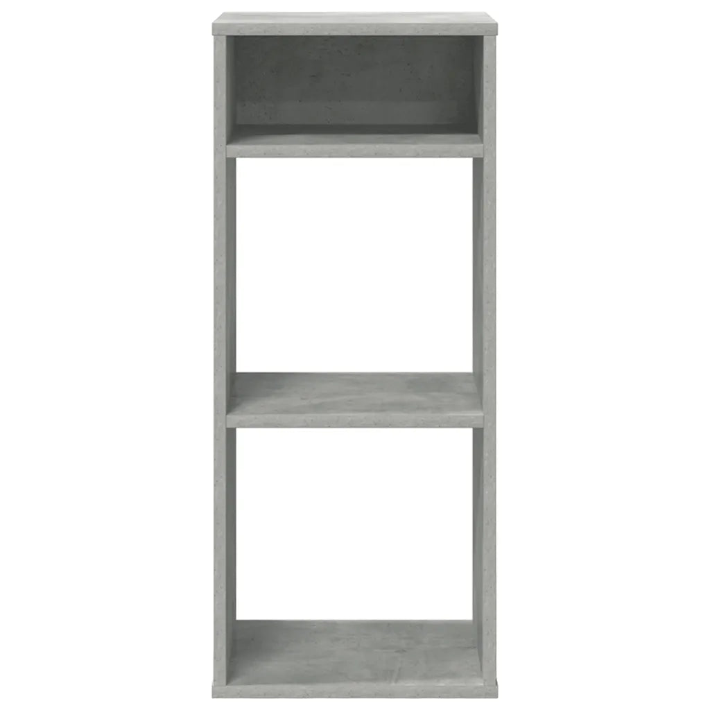 Libreria Grigio Cemento 34x31x80 cm in Legno Multistrato 860277