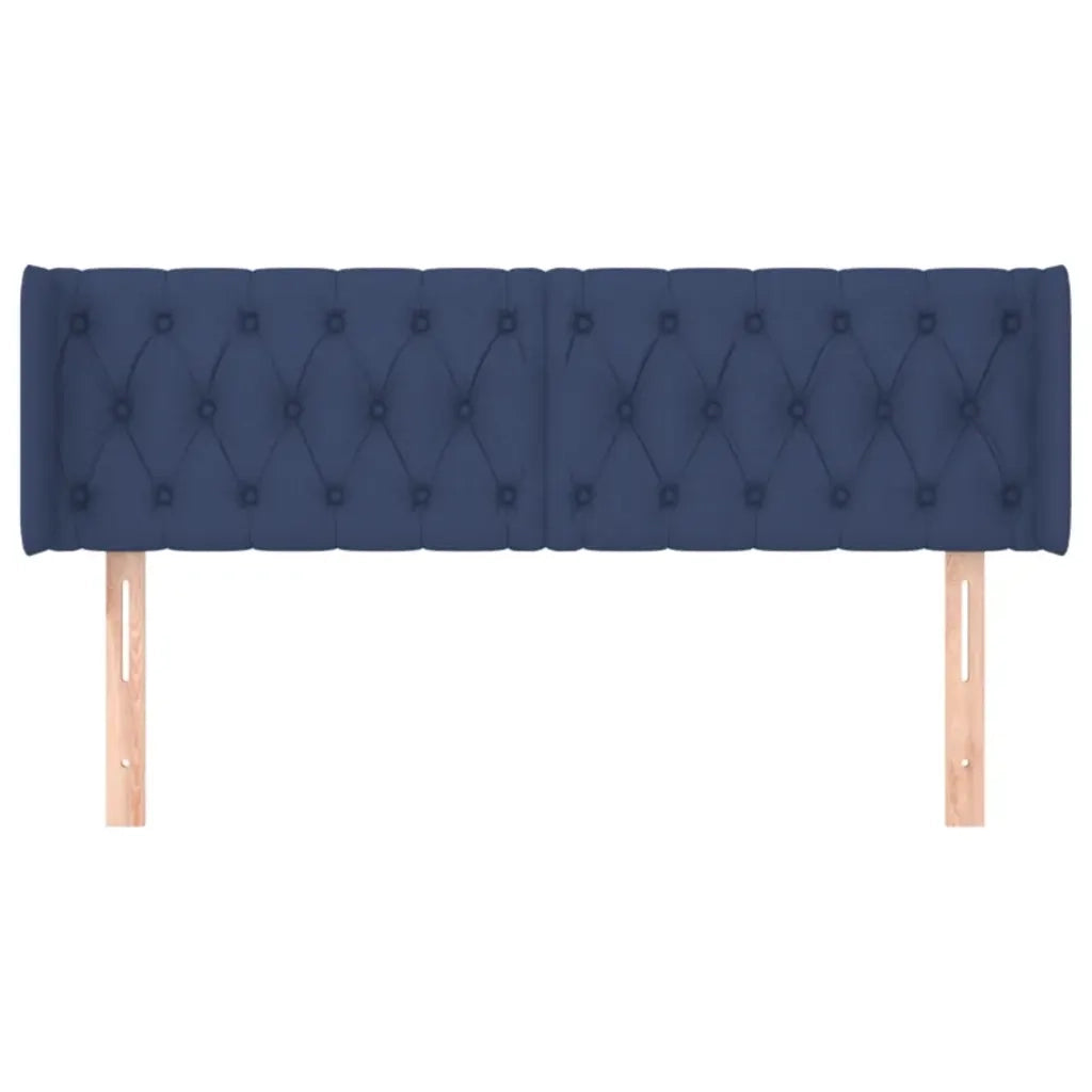 Testiera ad Orecchio Blu 163x16x78/88cm in Tessuto 3119116