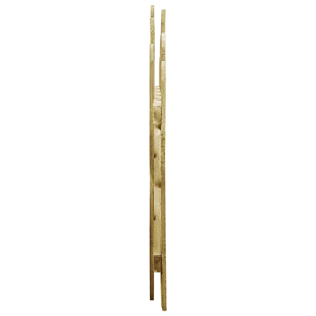 Cancello da Giardino in Legno di Pino Impregnato 100x75 cm 45326