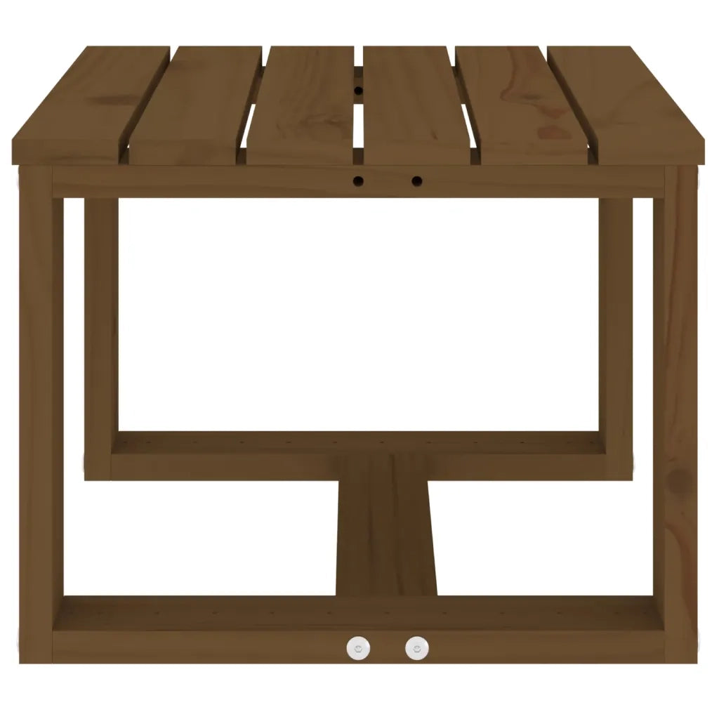 Tavolino da Giardino Ambra 40x38x28,5 cm Legno Massello Pino 825082