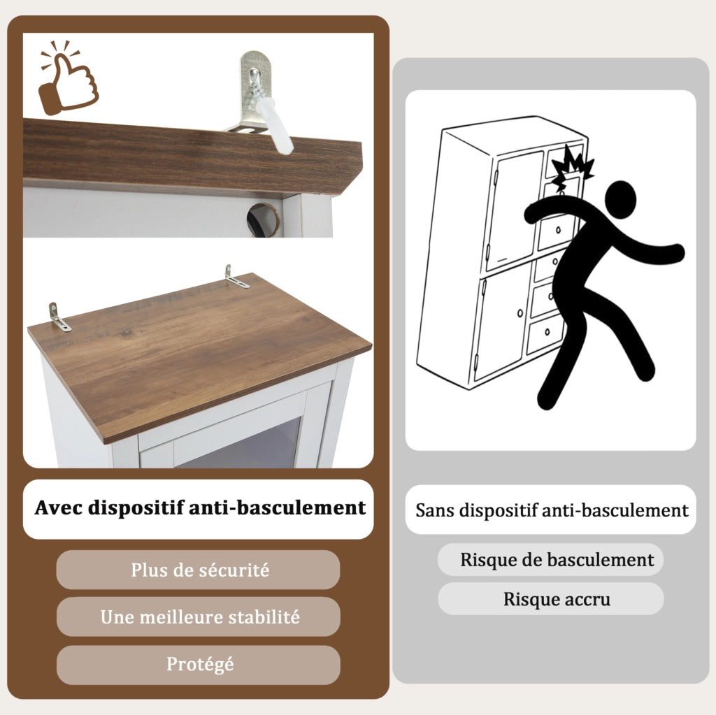 Vetrina LED con USB; 178x50x35 cm; MDF bianco opaco e vetro temprato; 5 ripiani