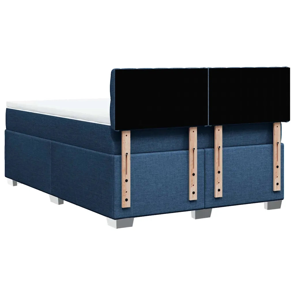 Giroletto a Molle con Materasso Blu 140x190 cm in Tessuto 3285896